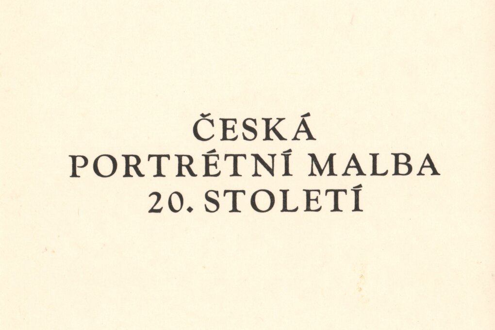 Česká portrétní malba 20. století